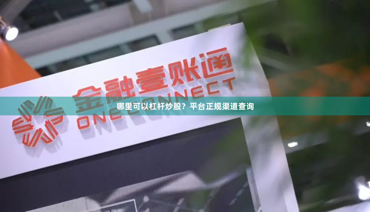 哪里可以杠杆炒股？平台正规渠道查询
